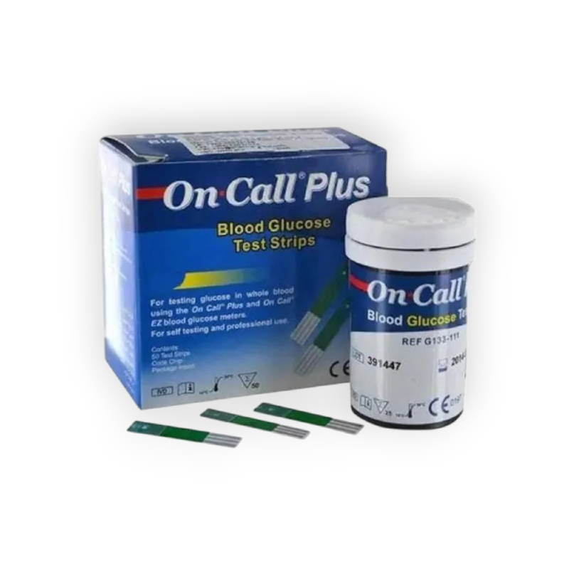 ON CALL PLUS BLOOD GLUCOSE 25 STRIPS