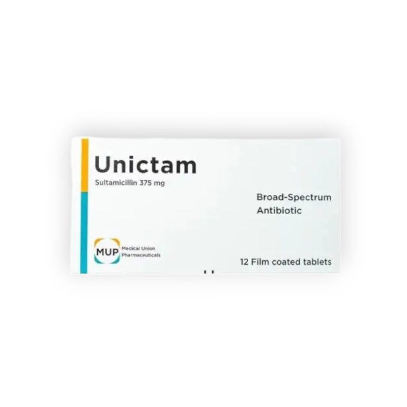 UNICTAM 375 MG 12 TABLET