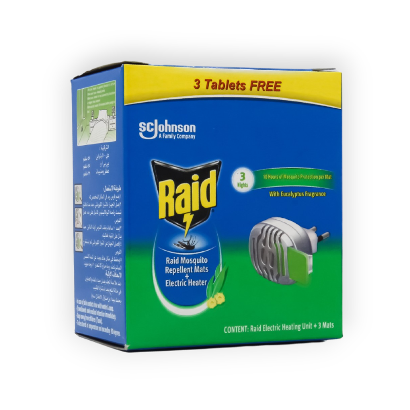 RAID ELECTRIC HEATING UNIT + 3TALETS FREE