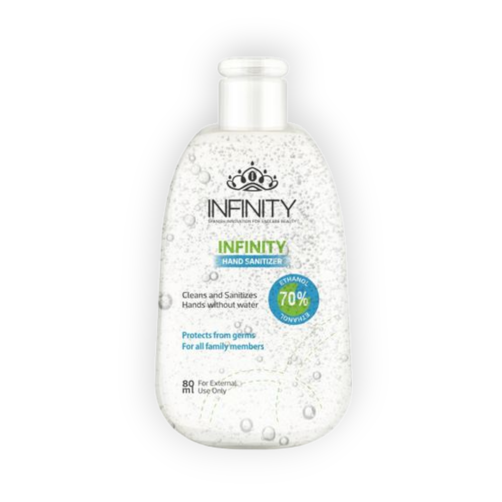 INFINITY HAND SANITIZER CLEANS AND SANITIZER 60ML