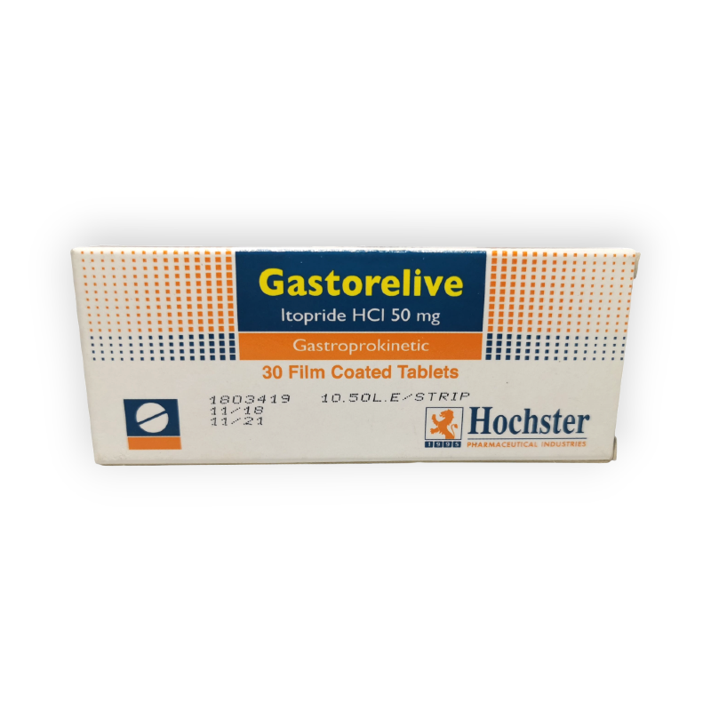 GASTORELIVE 50 MG 30 TABLET