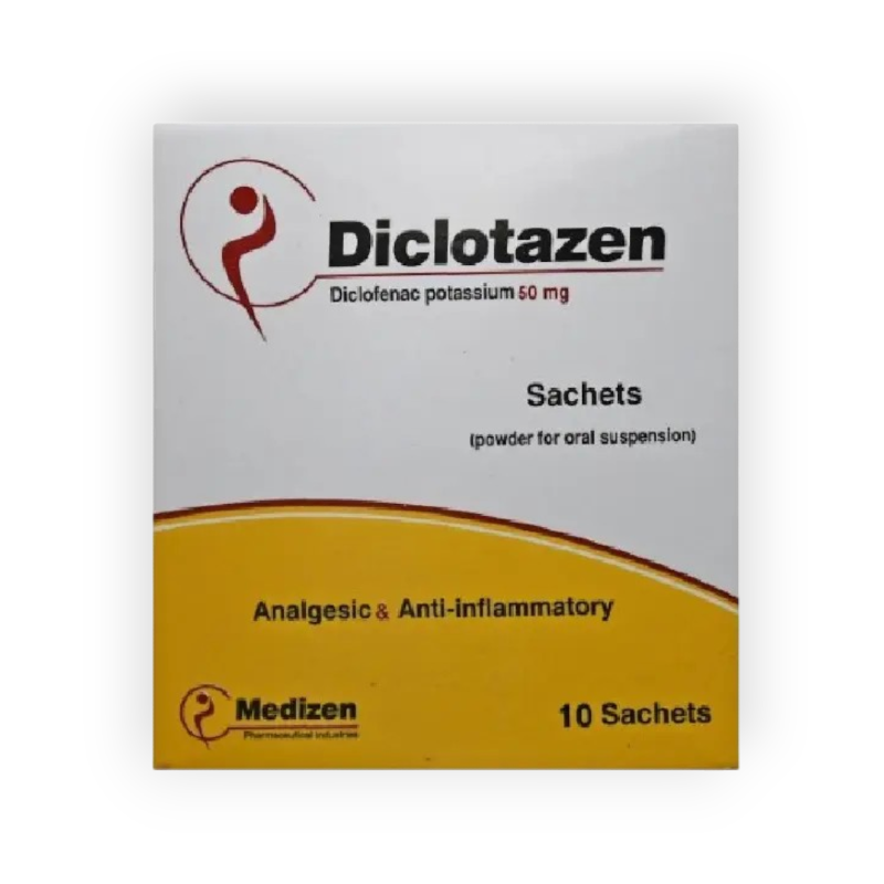 DICLOTAZEN 50 MG 100 SACHETS
