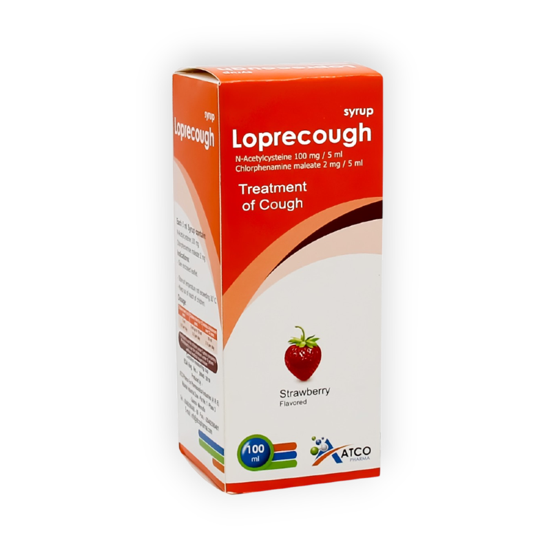 LOPRECOUGH STRAWBERRY FLAV 100ML SYRUP
