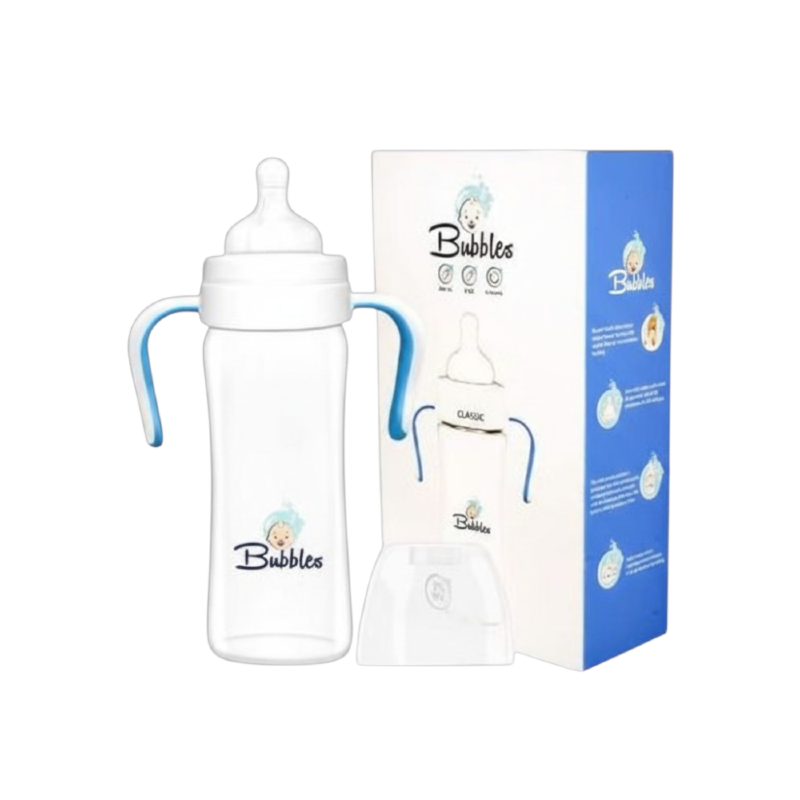 BUbbLES FEEDING BOTTLE CLASSIC  150ML 8539 BLUE
