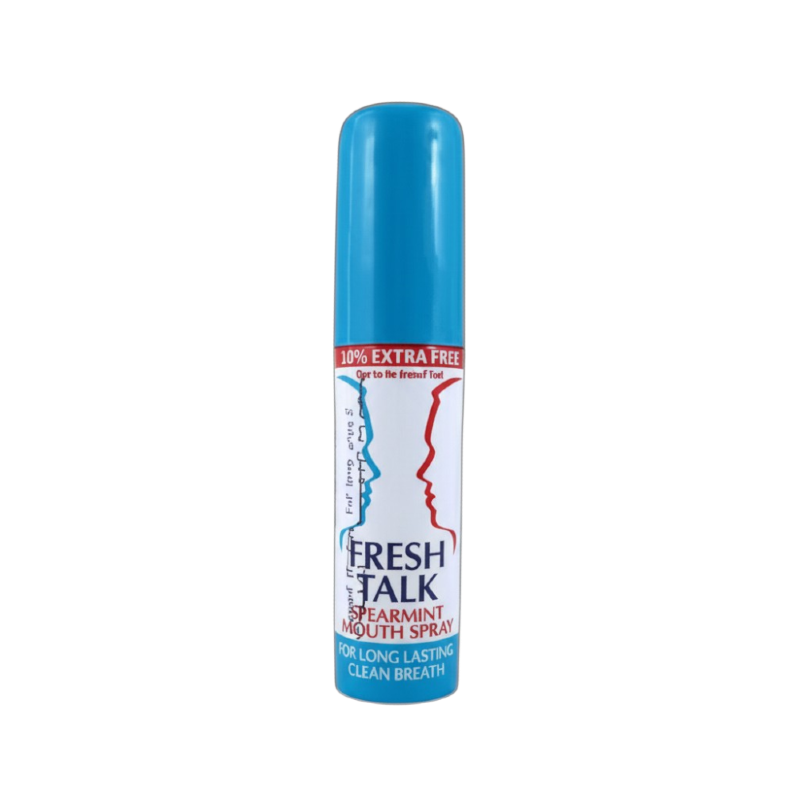 FRESH TALK SPERMINT MOUTH SPRAY COHOL FREE (light blue)