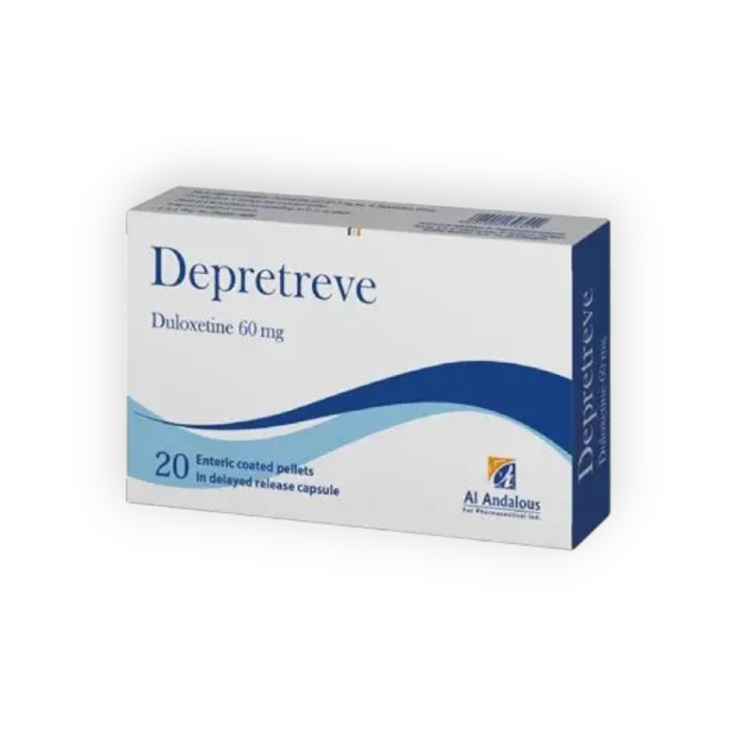 DEPRETREVE 60 MG 20 CAPSULES