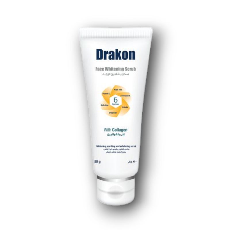 DRAKON FACE WHITENING SCRUB 50GM