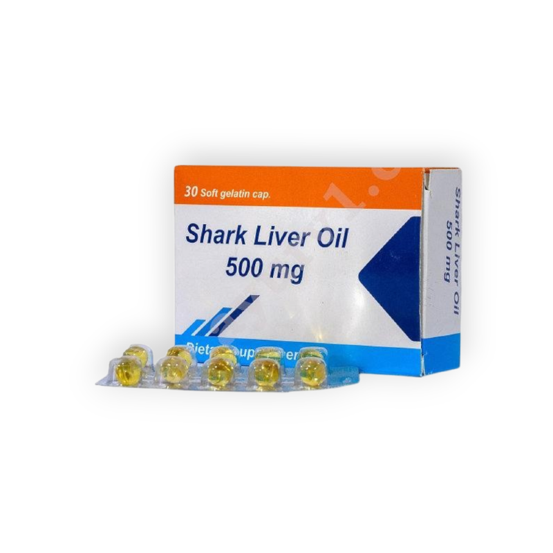 SHARK LIVER OIL 500MG 30 CAPSULES