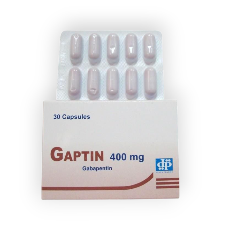 GAPTIN 400 MG 30 CAPSULES
