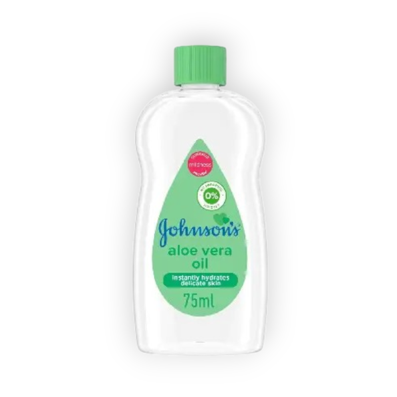 JOHNSONS BABY OIL WITH ALOE VERA 75ML 15% OFF