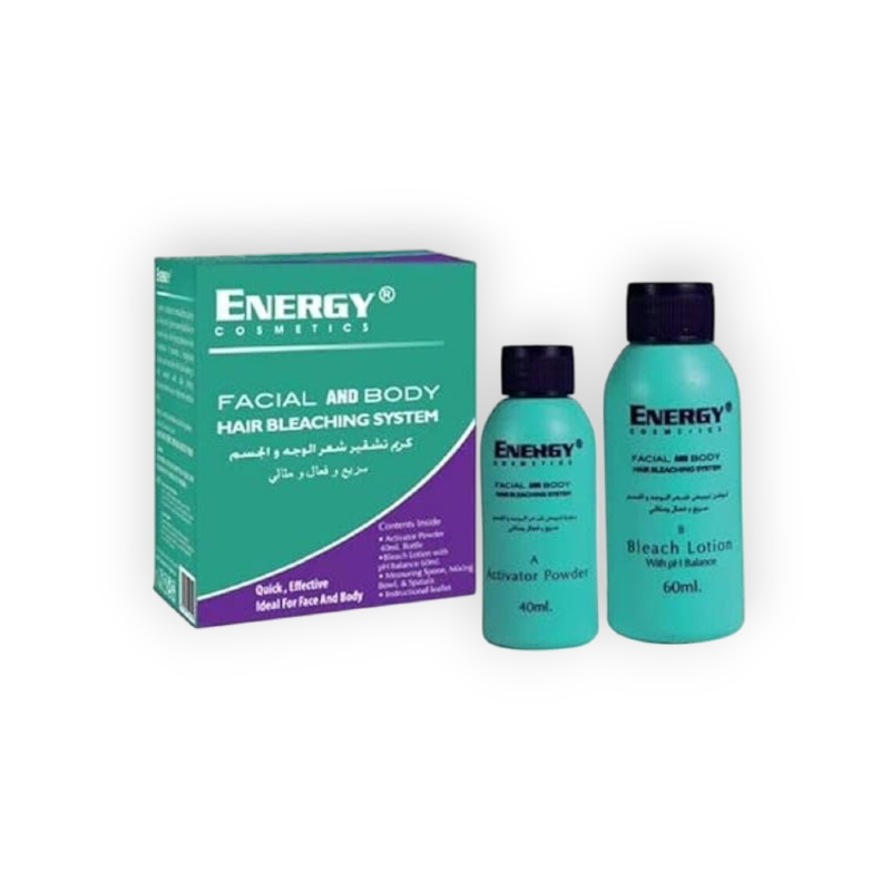 ENERGY FACIAL & BODY HAIR BLEACHING SYSTEM 60ML
