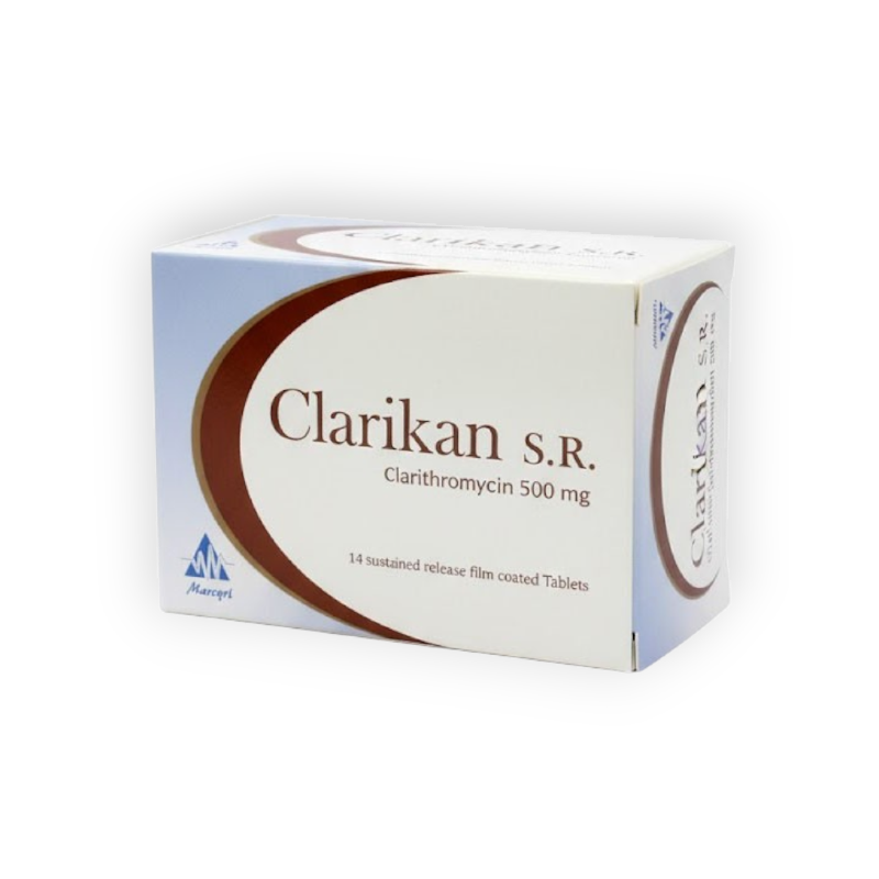 CLARIKAN S.R 500 MG 14 TABLET