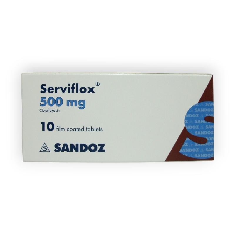 SERVIFLOX 500 MG 10 TABLET