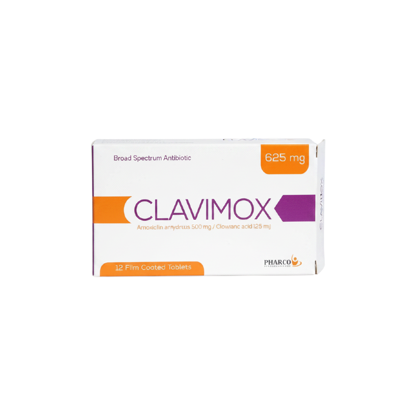 CLAVIMOX 625 MG 12 TABLET