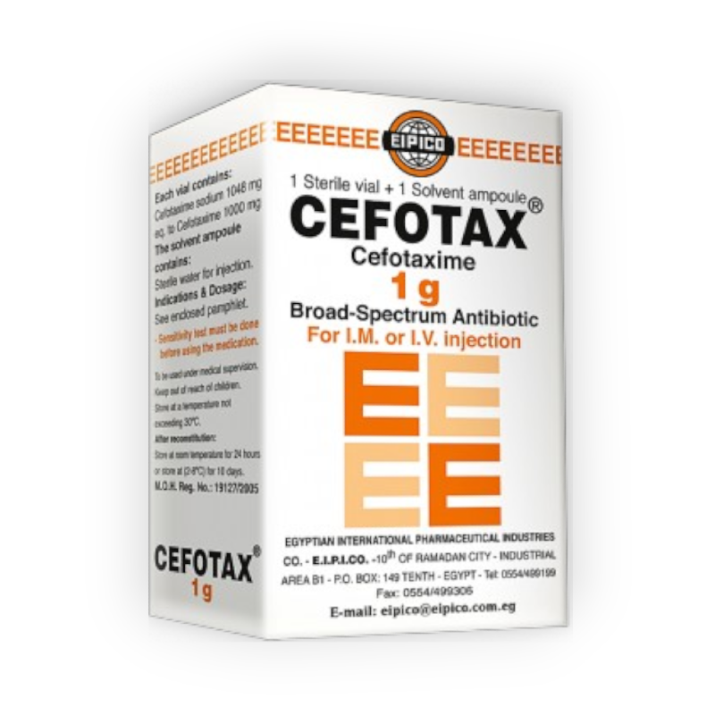 CEFOTAX 1MG 1 VIAL