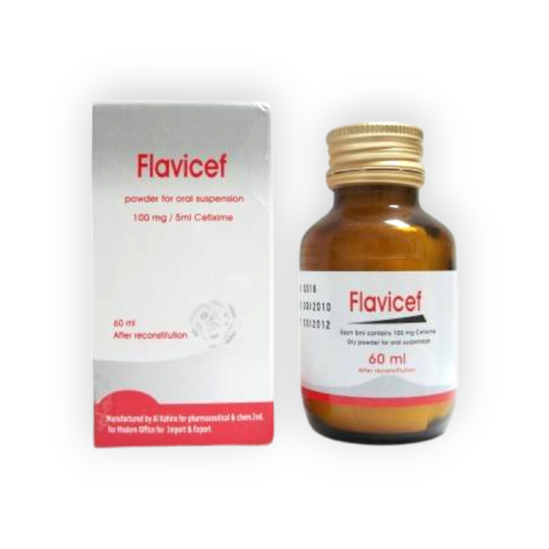 FLAVICEF 100 MG / 5 ML 60 ML