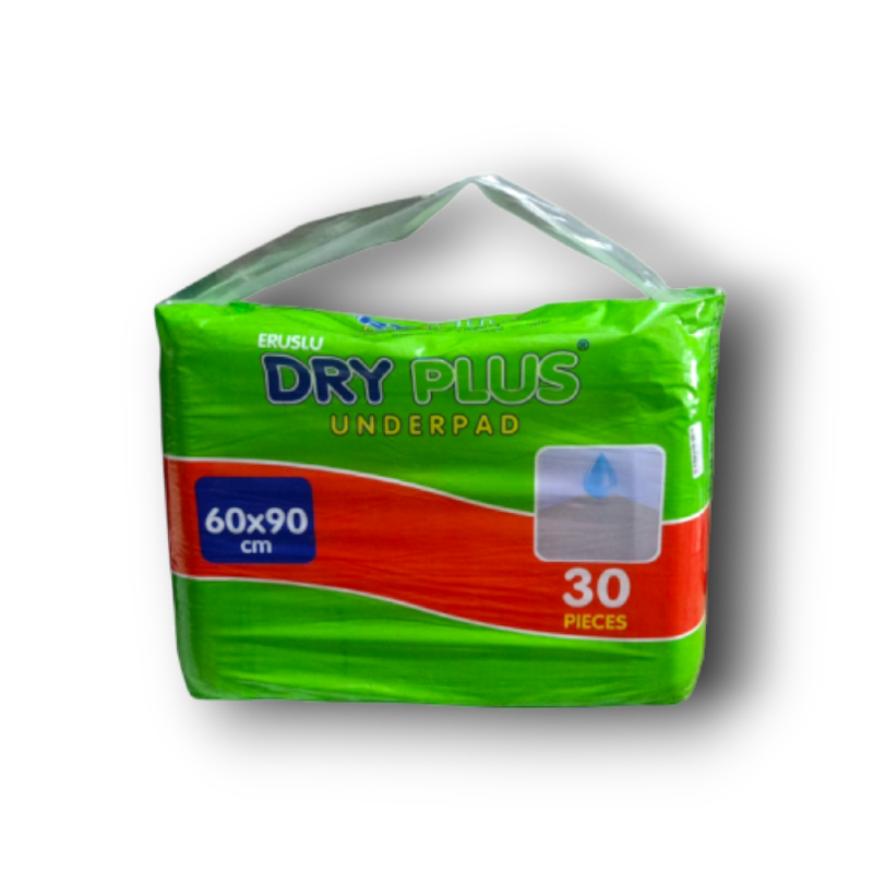 DRY PLUS UNDERPAD 60X90 CM 30  PIECES مفرش سرير