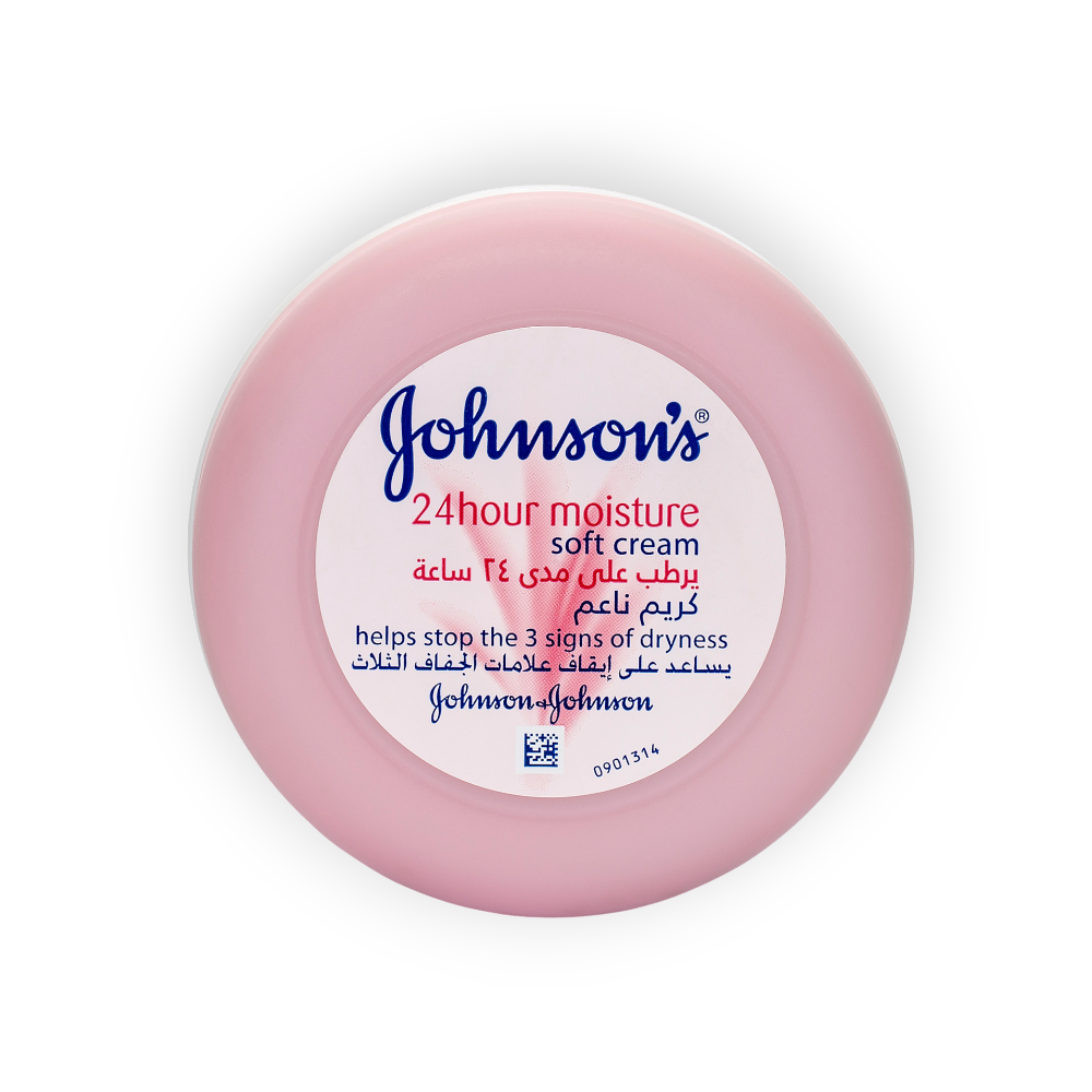 JOHNSONS 24HOUR MOISTURE SOFT CREAM 300ML