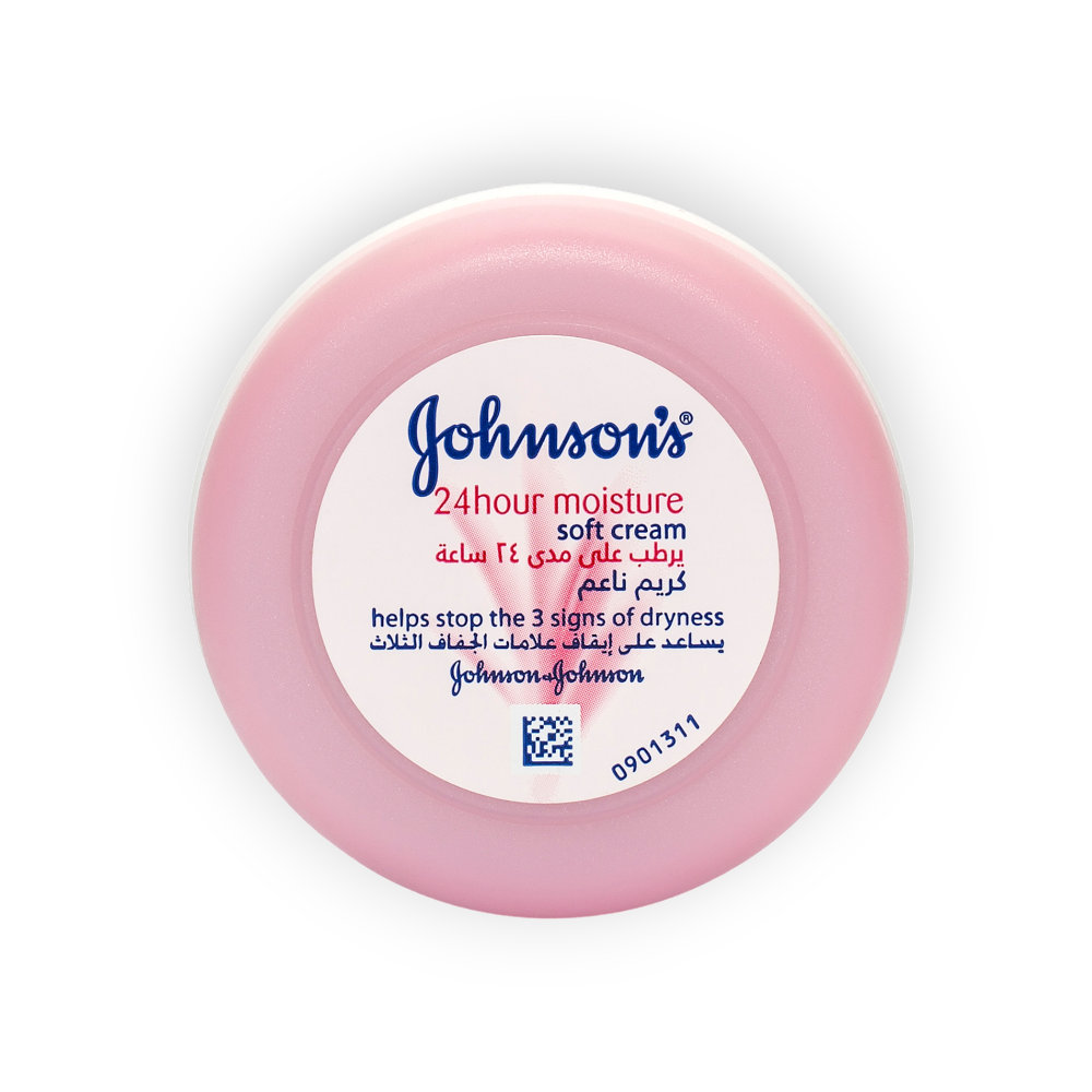JOHNSONS 24HOUR MOISTURE SOFT CREAM 100ML