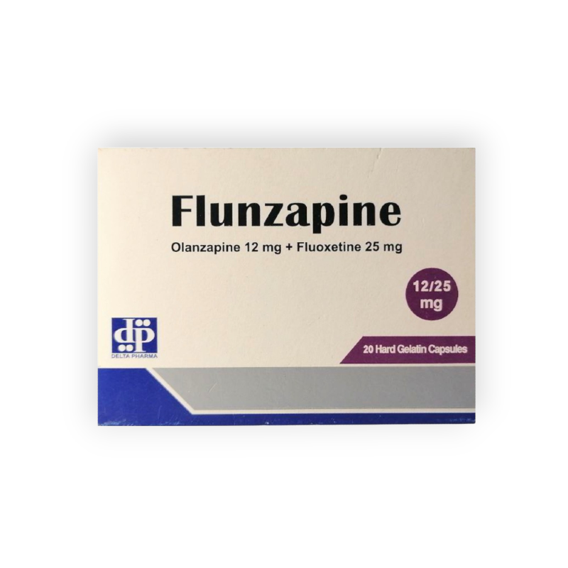 FLUNZAPINE 12/25 MG 20 CAPSULES