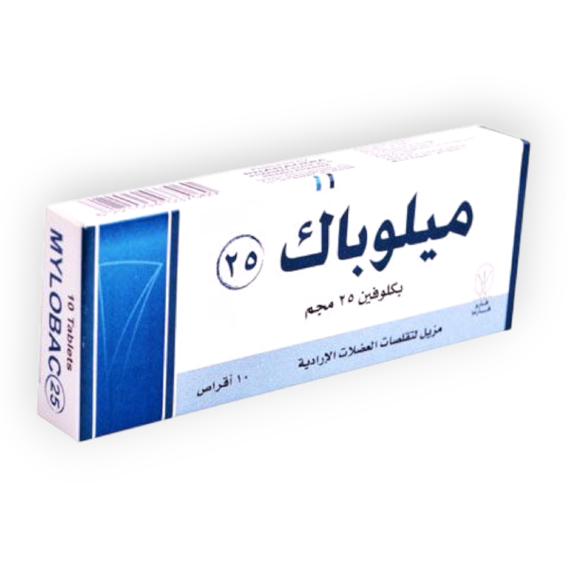 MYLOBAC 25 MG 20 TABLET