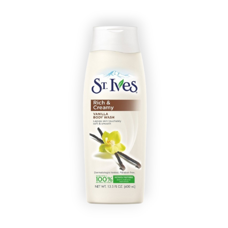 ST.IVES NOURISHING VANILLA BODY WASH 400 ML