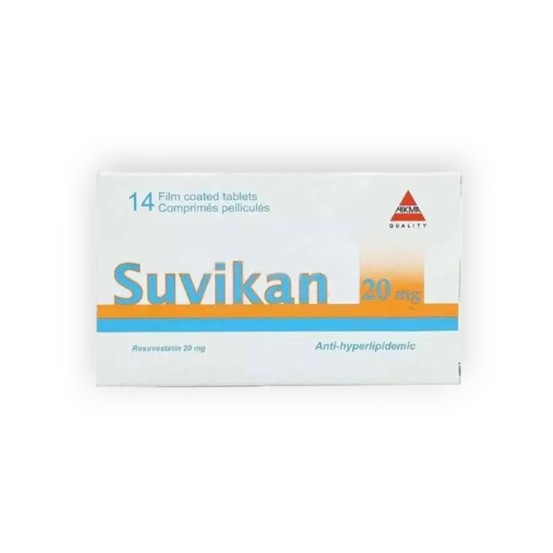SUVIKAN 20 MG 14 TABLET
