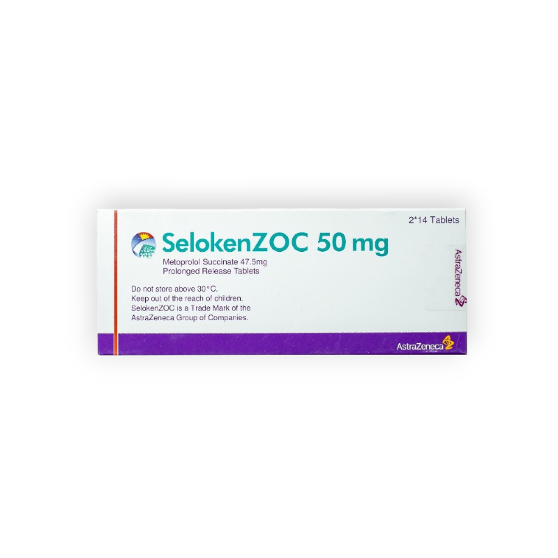 SELOKEN ZOC 50 MG 28 TABLET