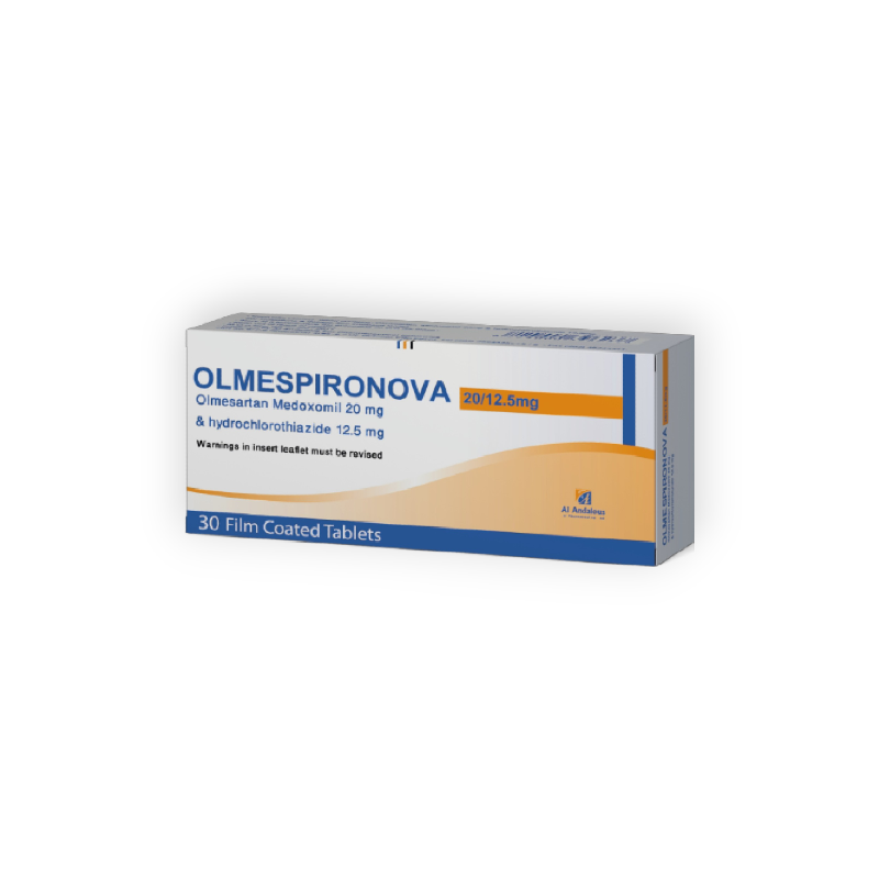 OLMESPIRONOVA 20/12.5 MG 30 TABLETS