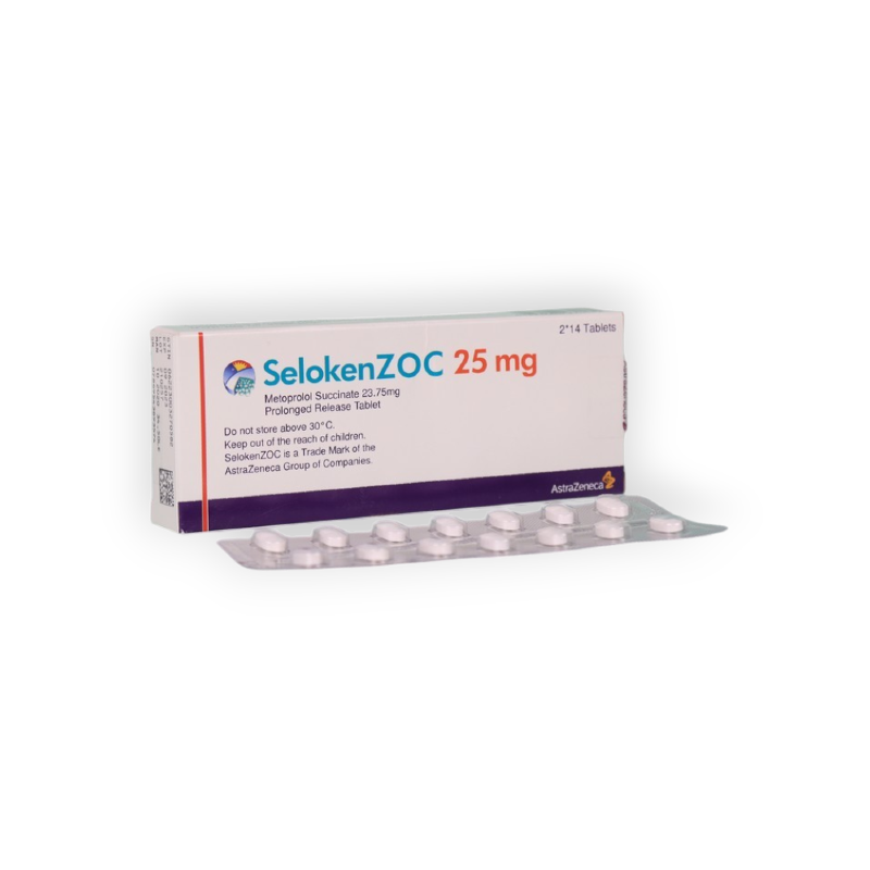SELOKEN ZOC 25 MG 28 TABLET