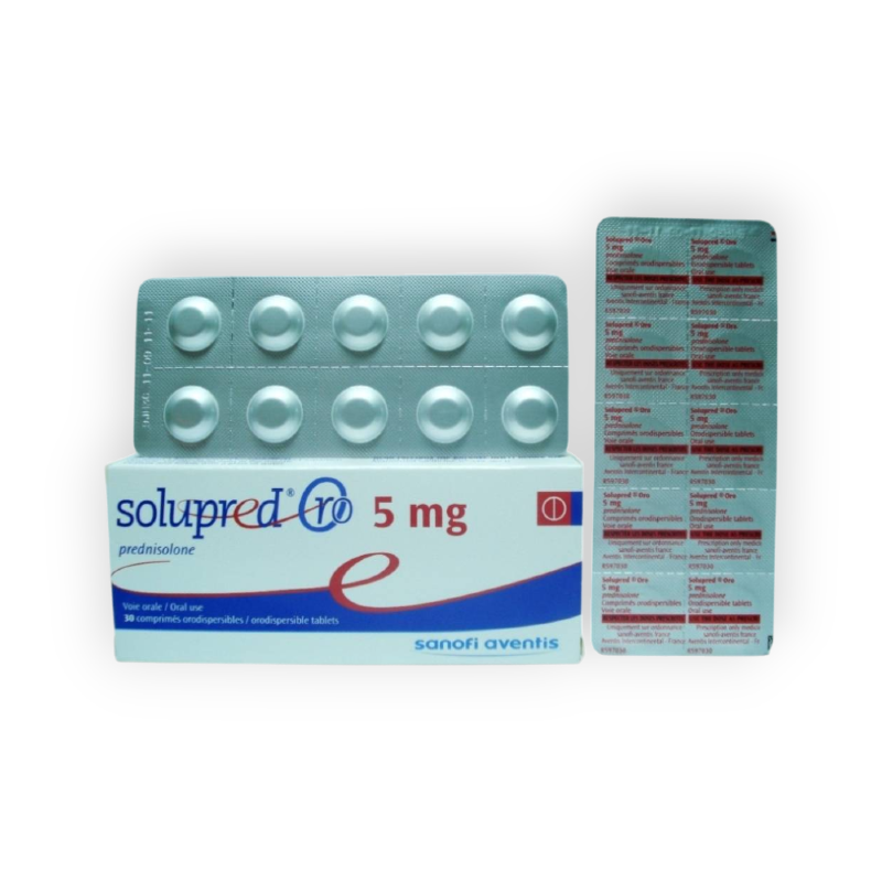 SOLUPRED 5 MG 30 TABLET