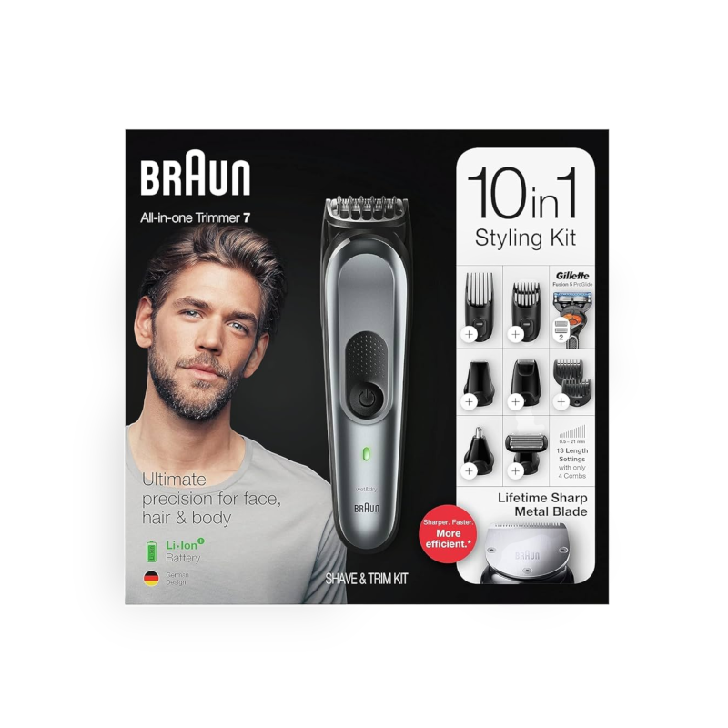 BRAUN ALL IN ONE 10 IN 1 STYLING KIT MGK 7221