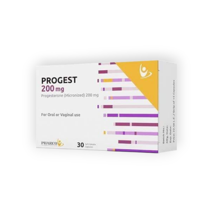 PROGEST 200MG ORAL /VAG 30 CAPSULES