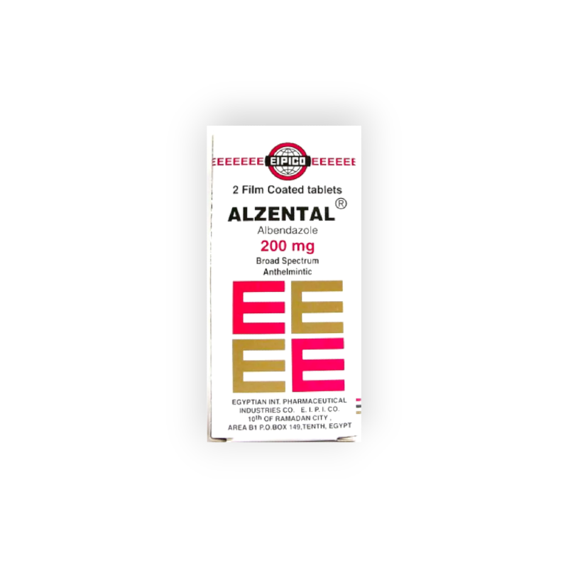 ALZENTAL 200 MG 2 TABLET