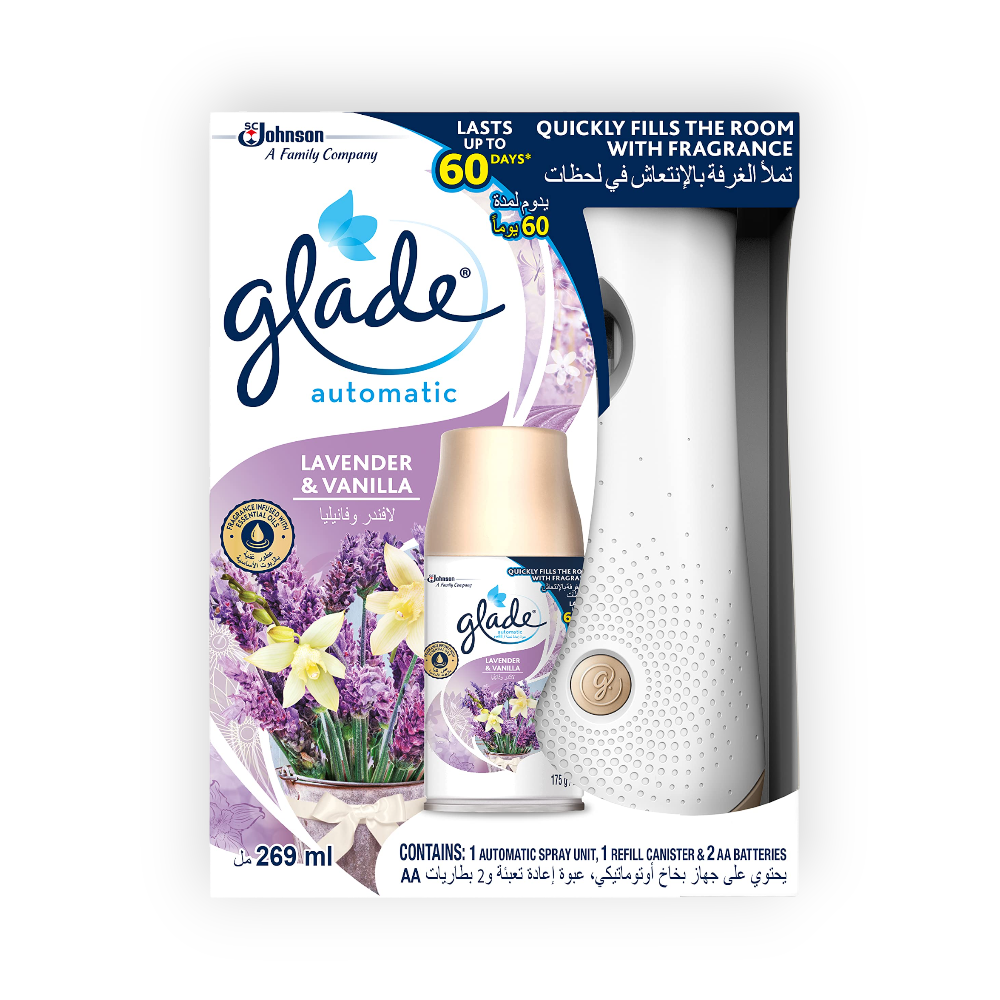 GLADE AUTOMATIC SPRAY LAVENDER&VANILLA