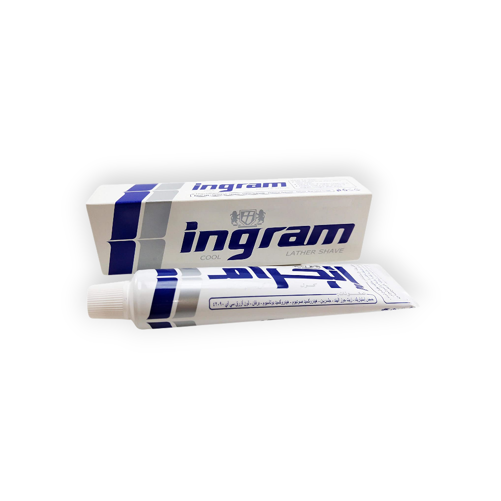 INGRAM COOL LATHER SHAVE 60 GM (BLUE)