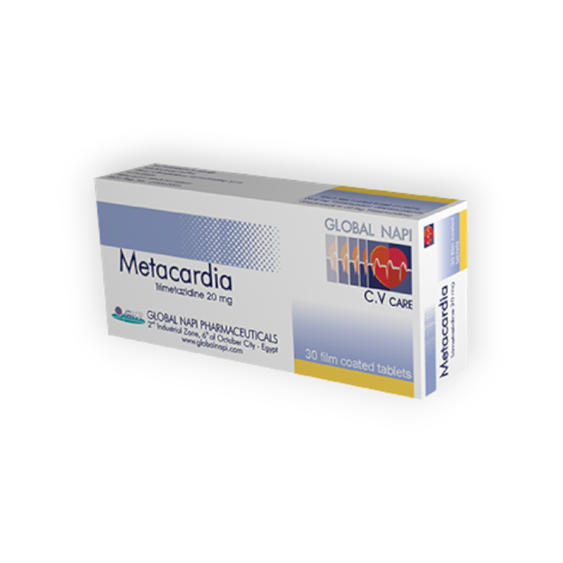 METACARDIA 20 MG 30 TABLET