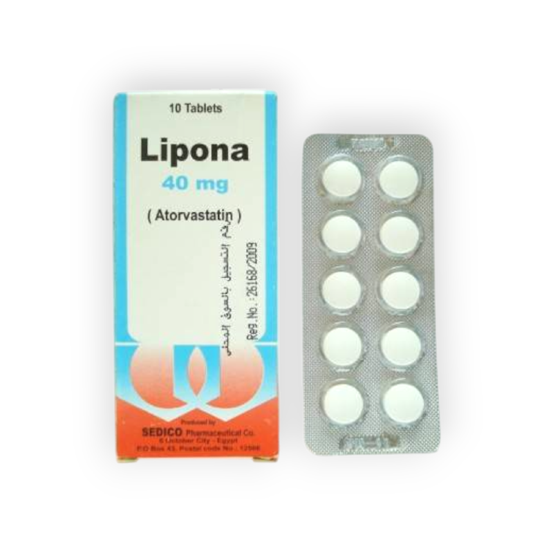 LIPONA 40 MG 10 TABLET