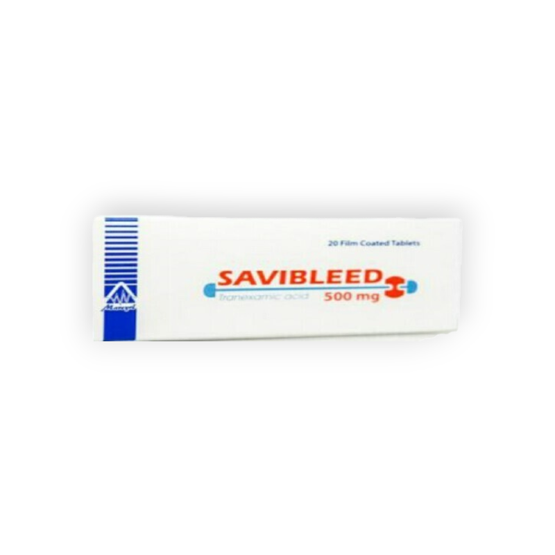 SAVIBLEED 500 MG 20 TABLET