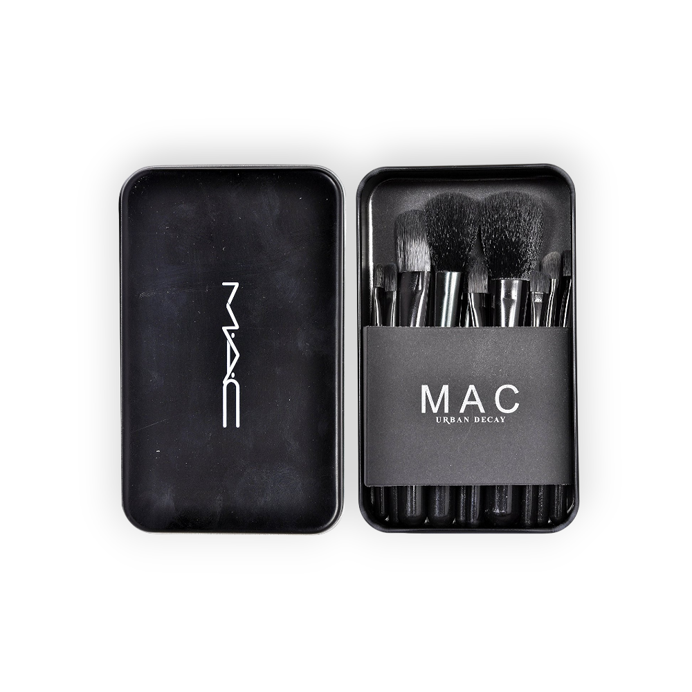 MAC Metal case makeup brush set