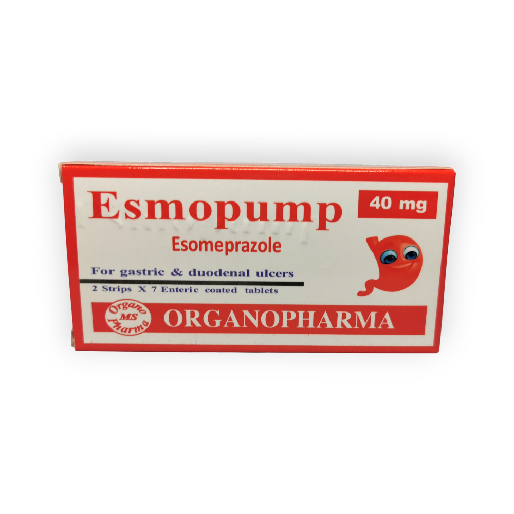 ESMOPUMP 40 MG 14 TABLET