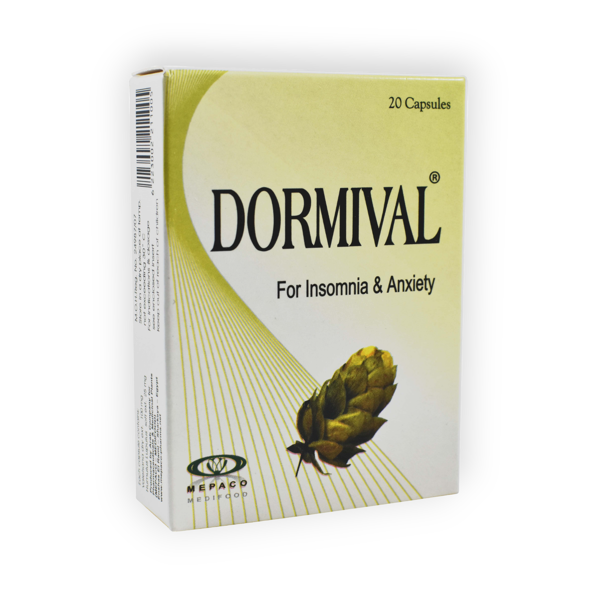 DORMIVAL 20 CAPSULES