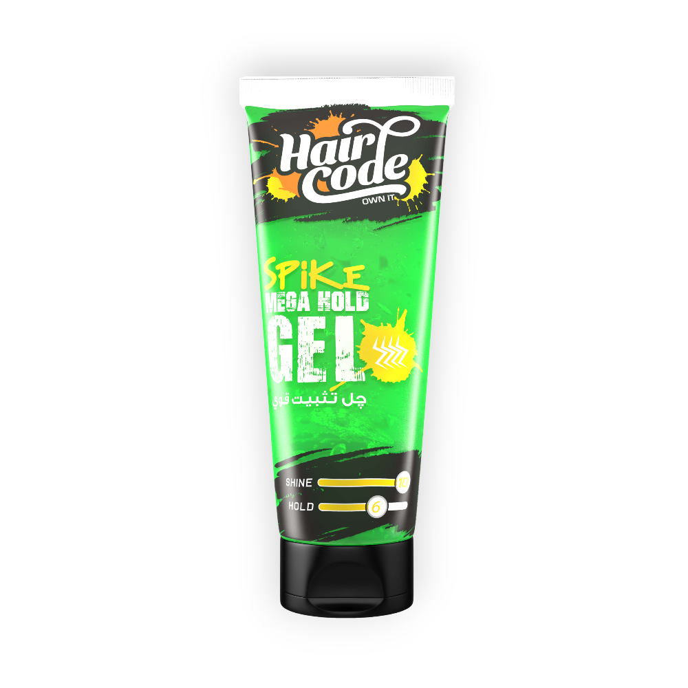 HAIR CODE GEL MEGA HOLD SPIKE 250ML