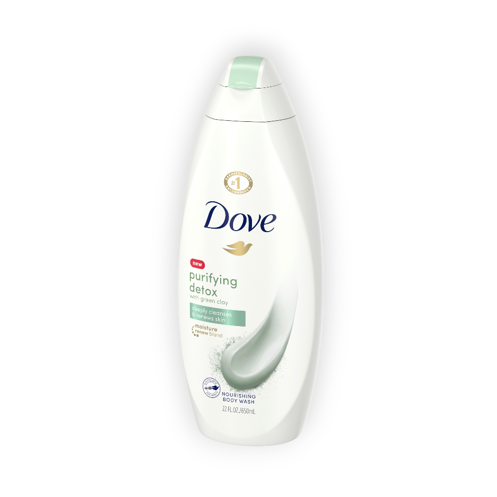 DOVE SHOWER GEL GREEN CLAY 500ML