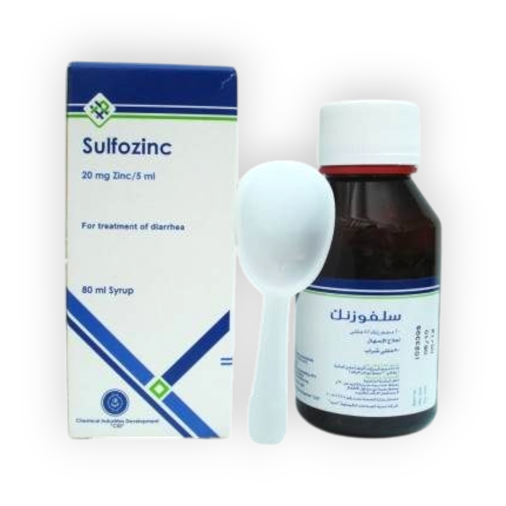SULFOZINC 20 MG SYRUP 80 ML