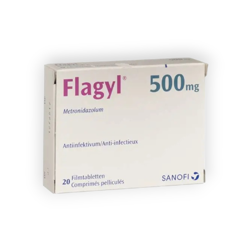 FLAGYL 500 MG 20 TABLET
