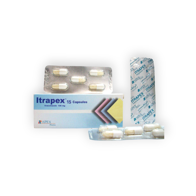 ITRAPEX 100 MG 15 CAPSULES