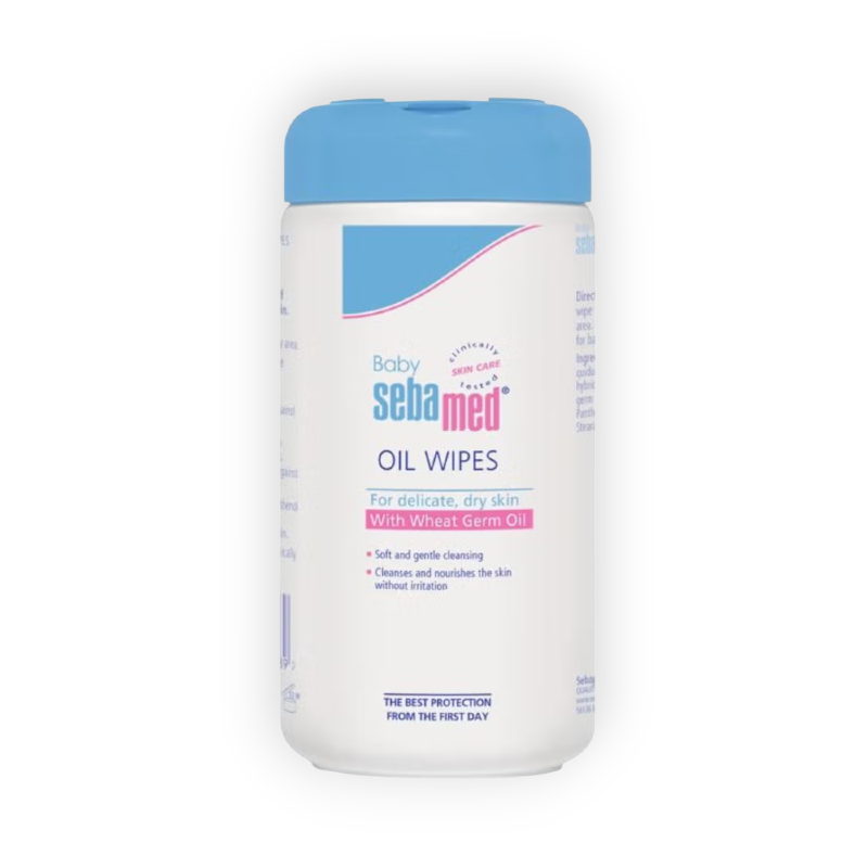 SEBA MED BABY OIL WIPES 70 PIECES