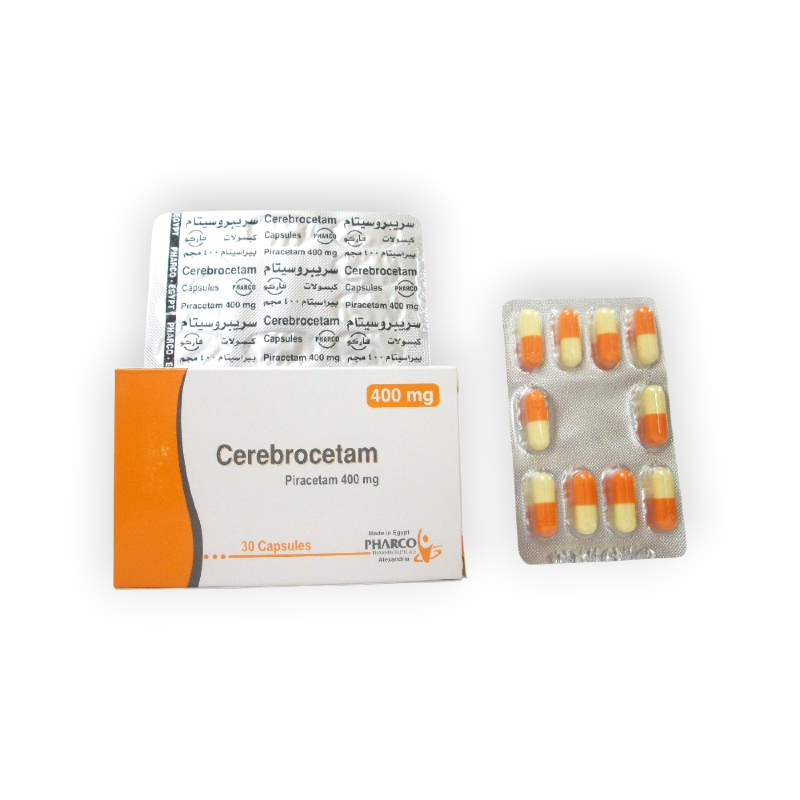 CEREBROCETAM 400 MG 30 CAPSULES