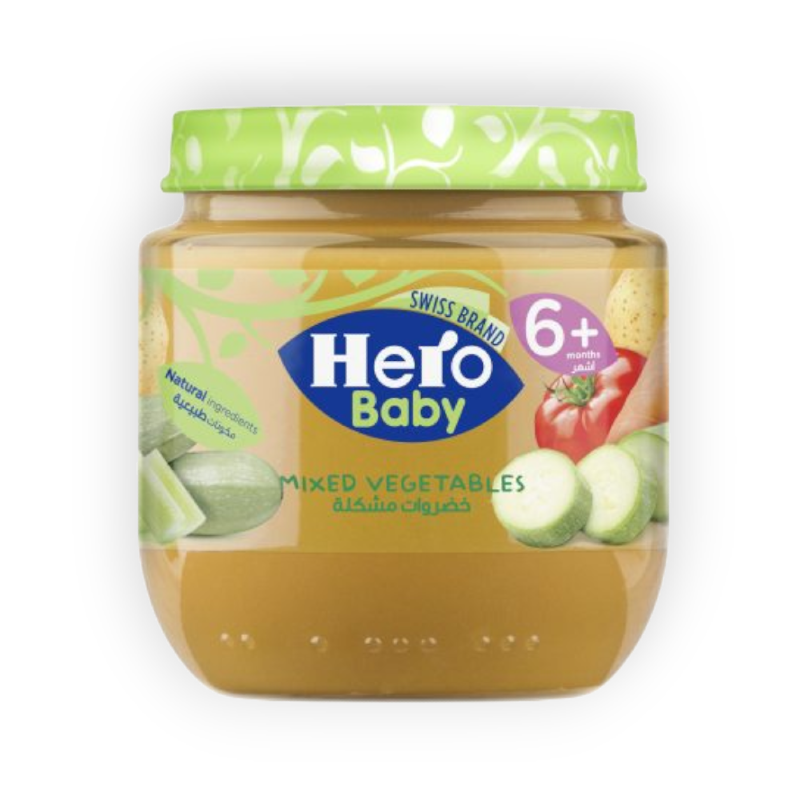HERO BABY MIXED VEGETABLES 130 GM
